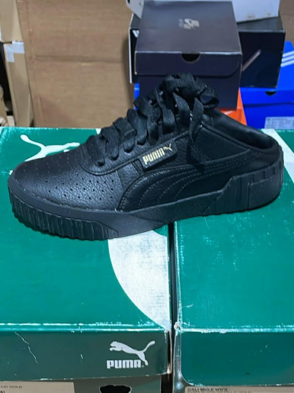Women's Puma Cali Mule Shoes (371836 02)